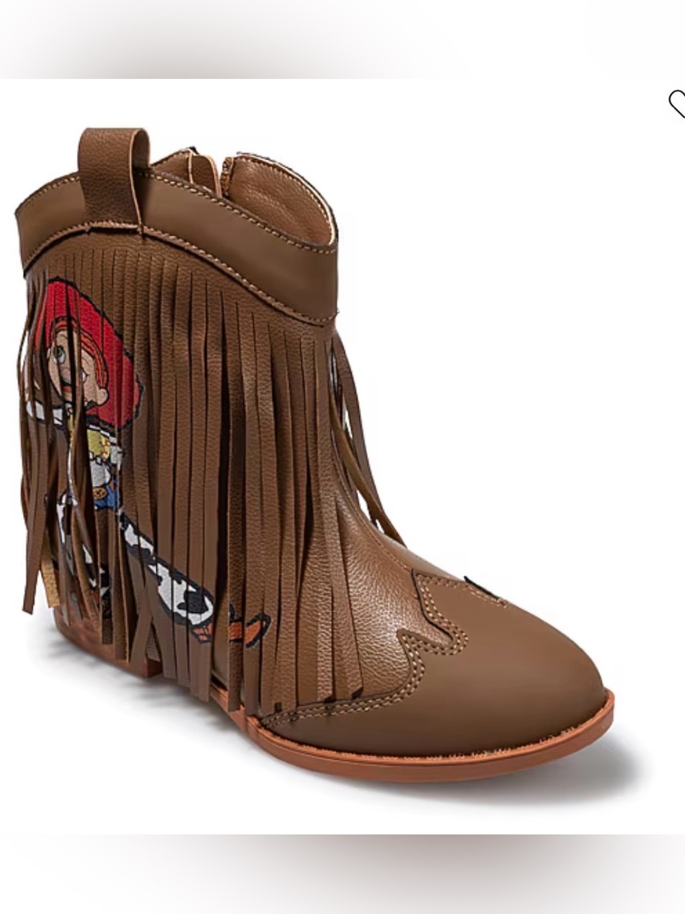 Ground Up Big Girls Toy Story Jessie Flat Heel Cowboy Boots NIB Size 3